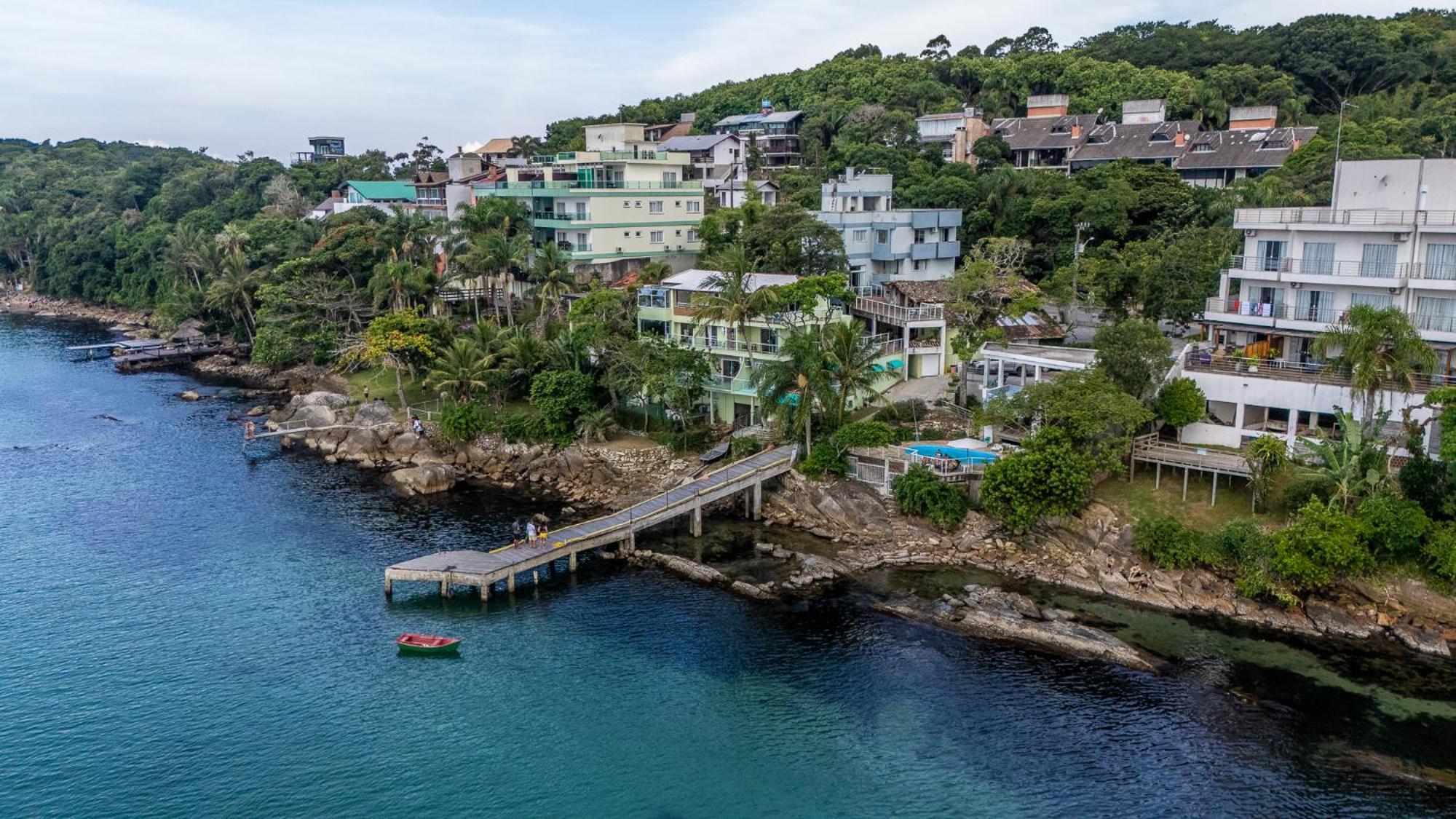 Pousada Praia Da Lagoinha 봄비나스 외부 사진